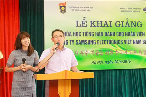 [Video] Đào tạo tiếng Hàn cho công ty Samsung Electronics Việt Nam Bắc Ninh