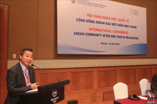 Hội thảo Khoa học quốc tế “Cộng đồng ASEAN sau một năm thành lập”