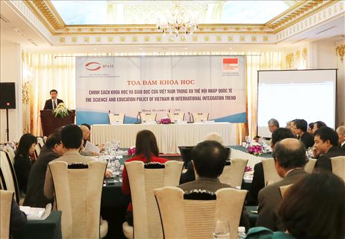 Tọa đàm quốc tế “Chính sách khoa học và giáo dục của Việt Nam trong xu thế hội nhập quốc tế”