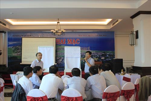 IPAM bồi dưỡng kiến thức cho cán bộ lãnh đạo huyện đảo Lý Sơn