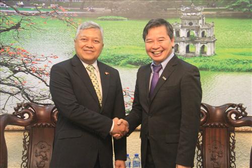 Tiếp và làm việc với Đại sứ Indonesia tại Việt Nam