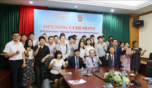 Lauching the 2nd South Korean Youth leader - Manager for Vietnam training program in 2019