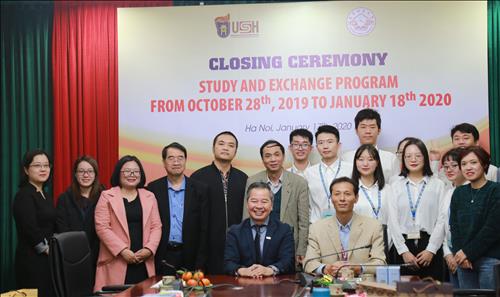 Concluding the short-term Study and Exchange Program for students of the Marxist Institute of Nanning Normal University (China)