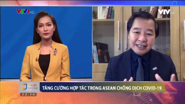 Hiệu trưởng Phạm Quang Minh là khách mời của VTV1