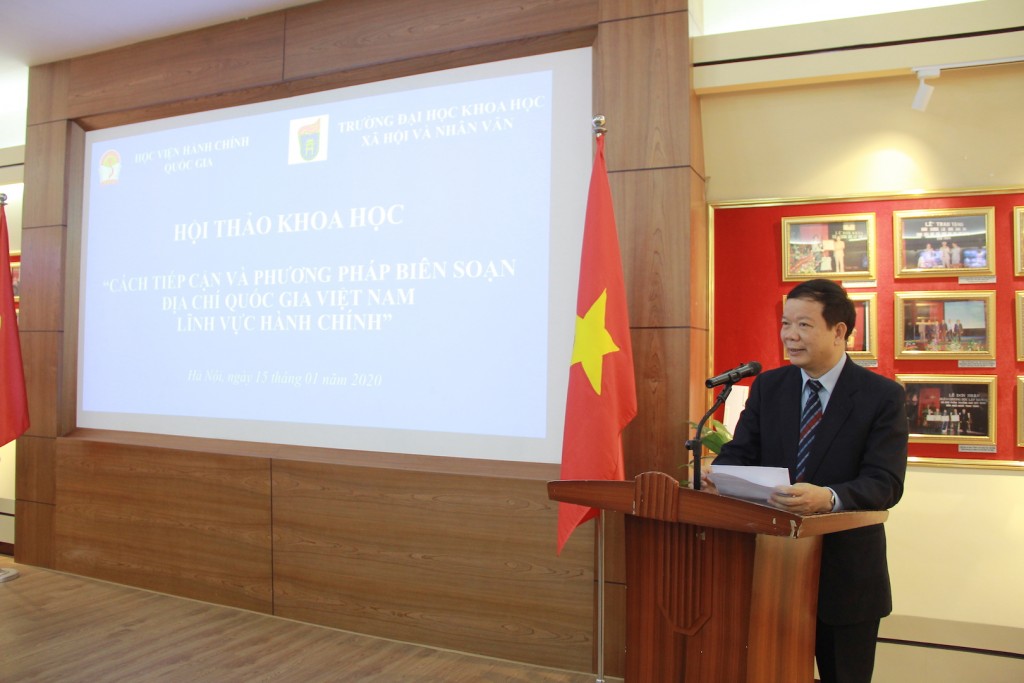 Seminar: “Approaches and methods in compiling Vietnam National Geography Books on public administration”