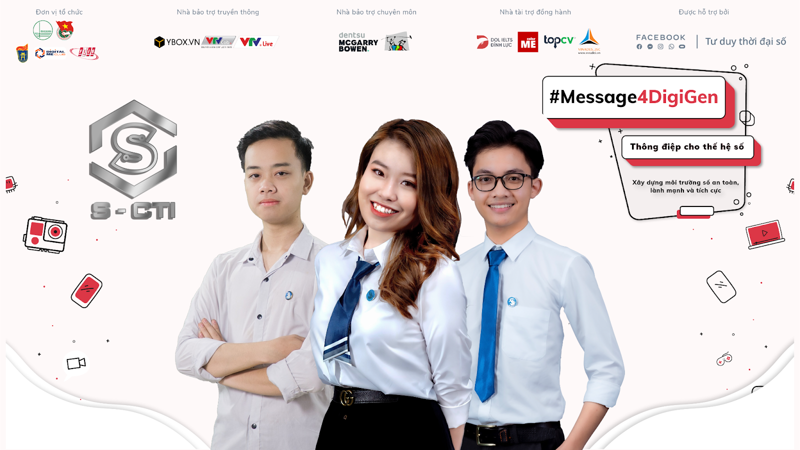 "Mạng xã hội hay 'mất mạng' xã hội" - Hành trình chinh phục ngôi vị Á quân 1 cuộc thi #Message4Digigen