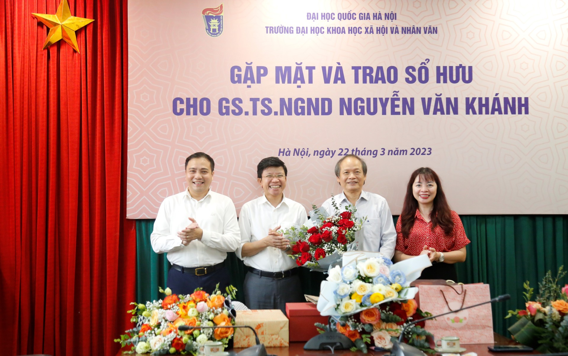 GS.TS.NGND Nguyễn Văn Khánh và hơn 45 năm gắn bó với trường Đại học Khoa học Xã hội và Nhân văn, ĐHQG Hà Nội