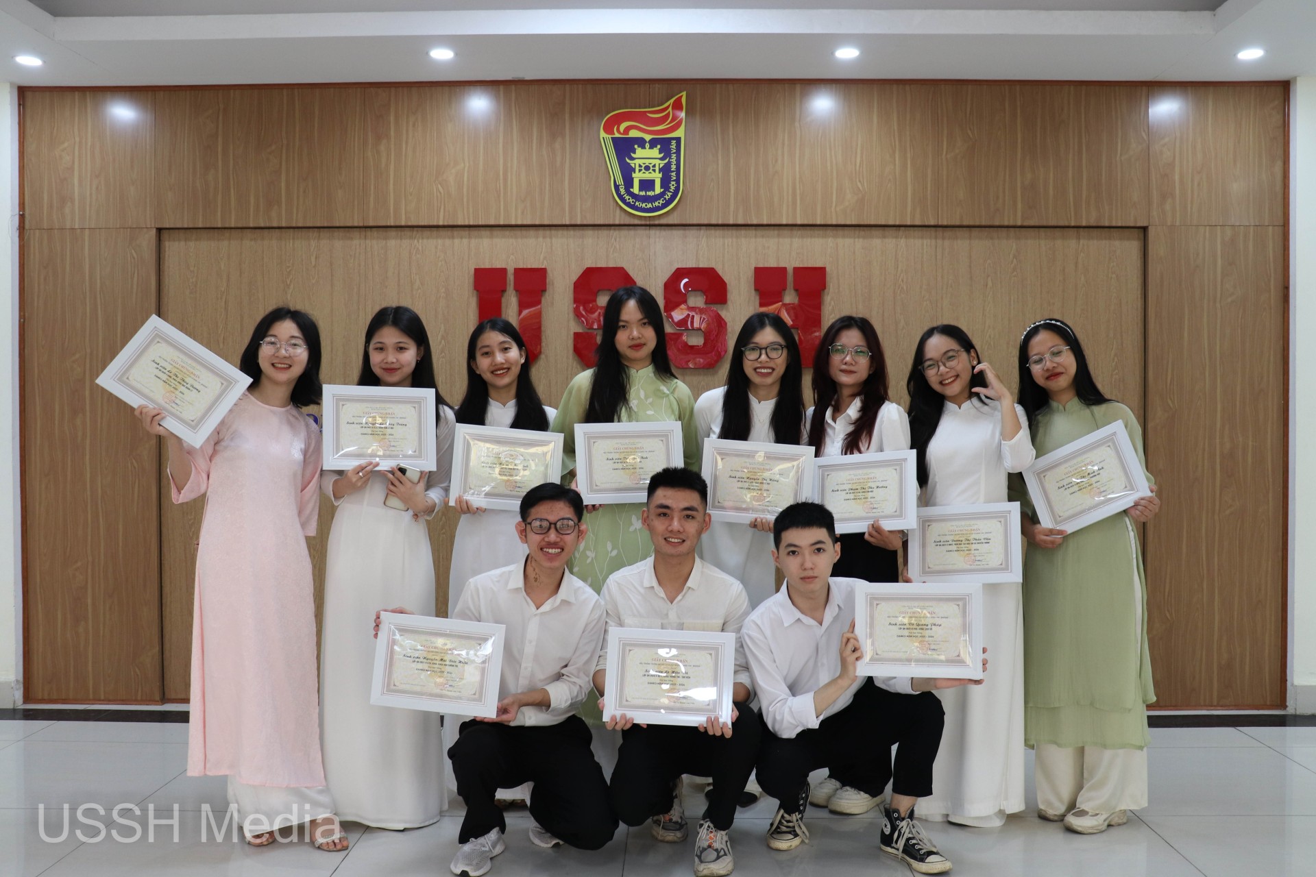 Chúc mừng 11 sinh viên VNU USSH xuất sắc nhận được học bổng Danko năm 2024