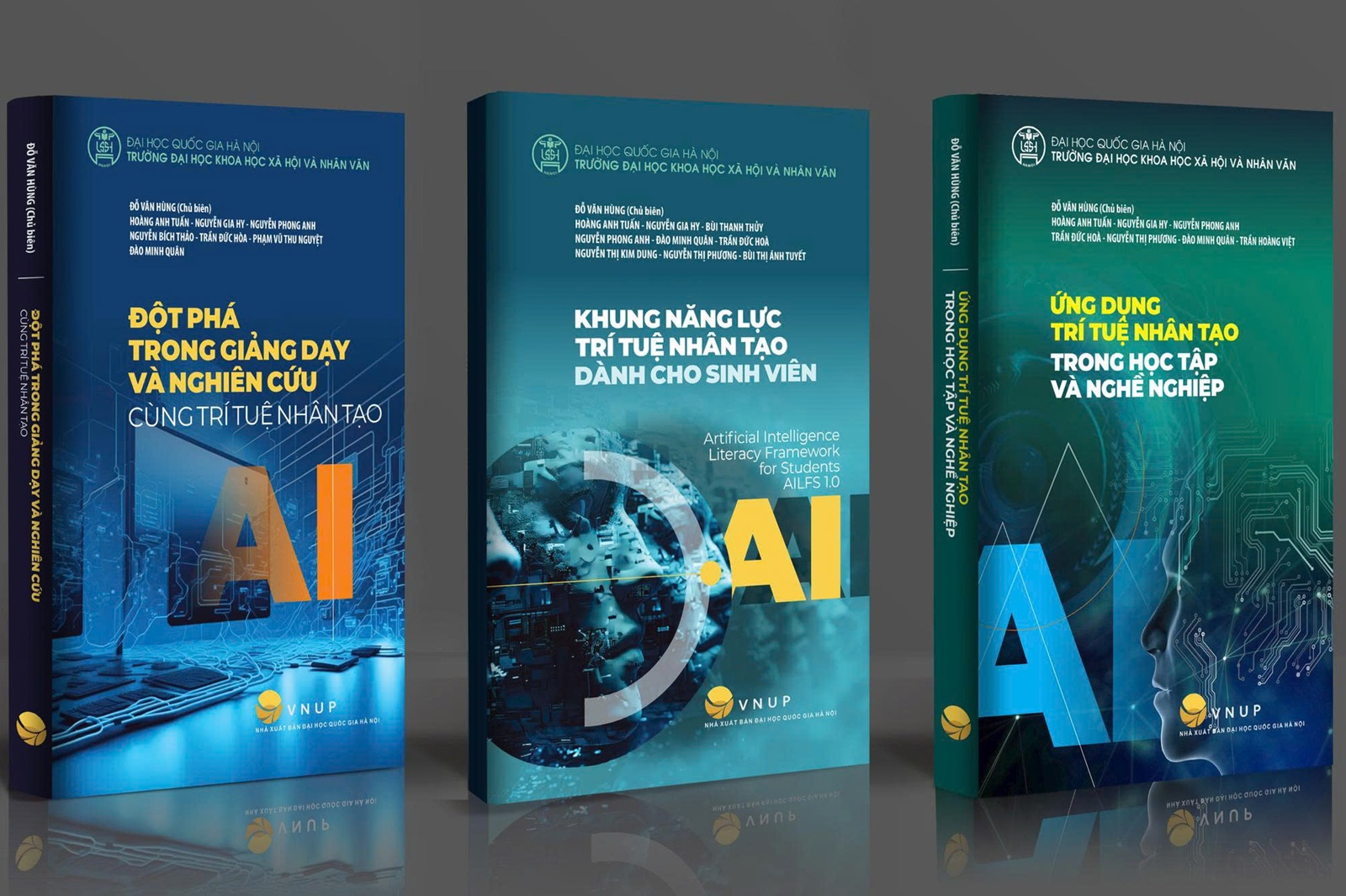 Trường ĐHKHXH&NV chia sẻ miễn phí bộ sách về thúc đẩy năng lực AI