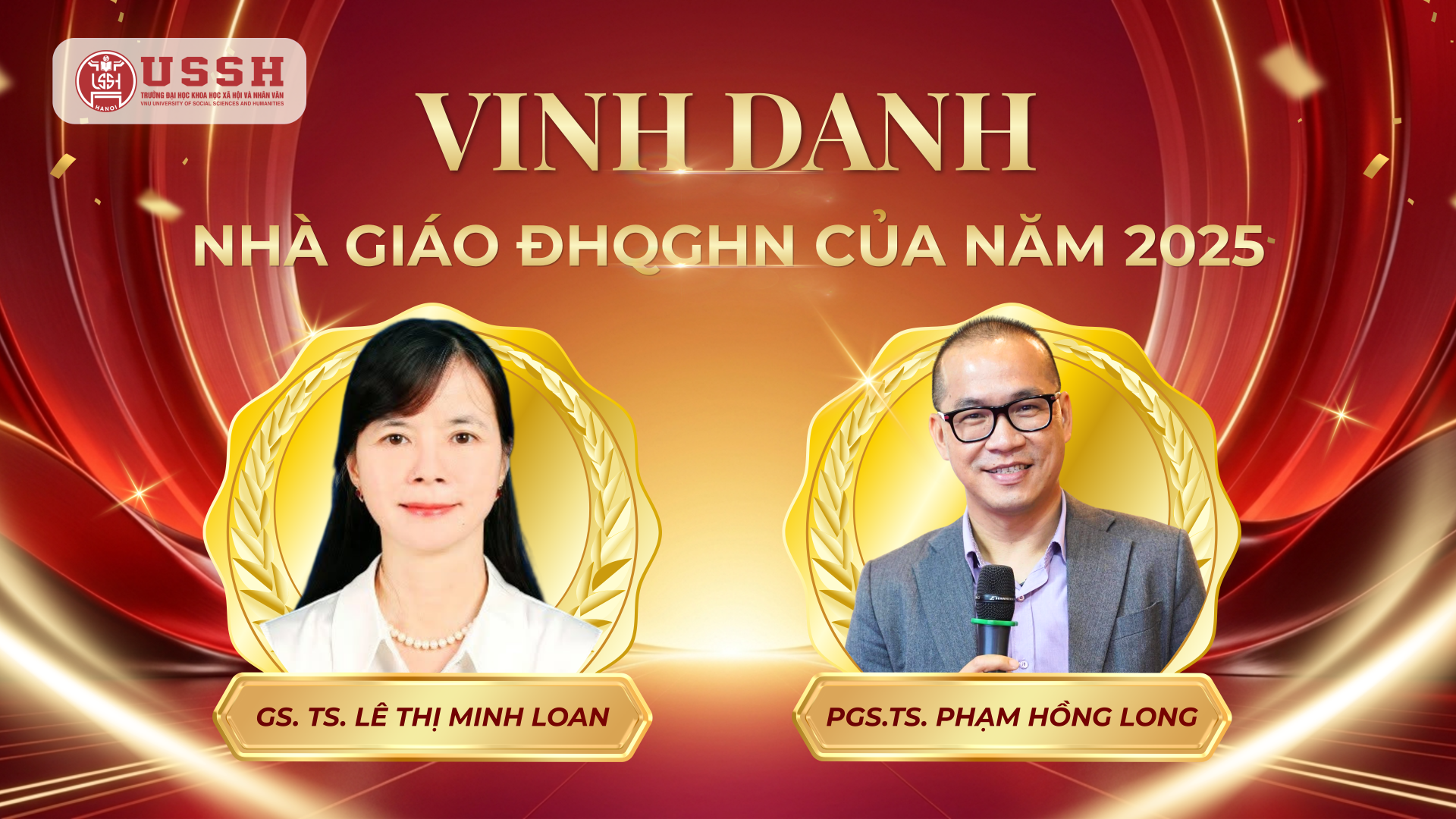 Đỏ Vàng Chuyên Nghiệp Vinh Danh Nhân Sự Bài Thuyết Trình