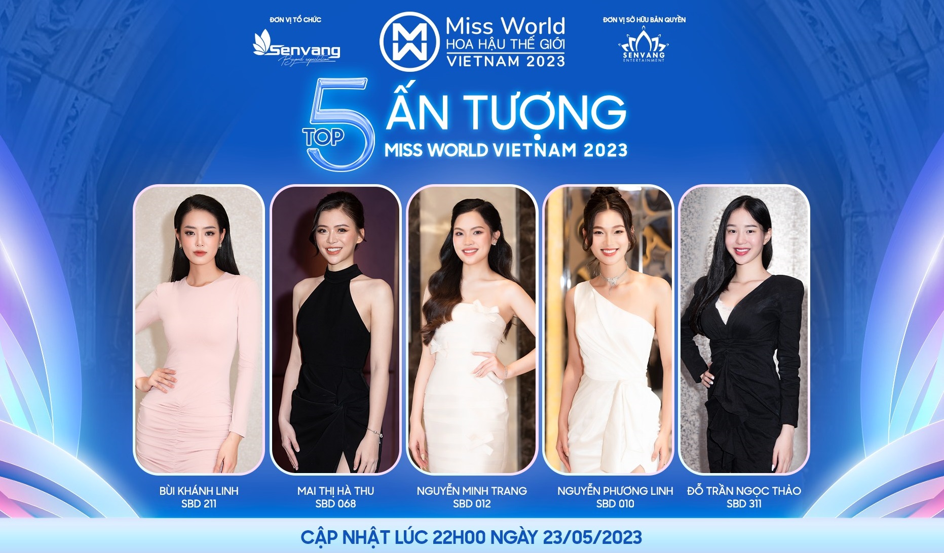 Sinh viên Trường ĐH Khoa học Xã hội & Nhân văn: Top 5 Ấn tượng Miss World Vietnam 2023