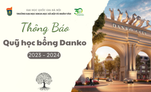 Thông báo Quỹ học bổng Danko năm học 2023-2024